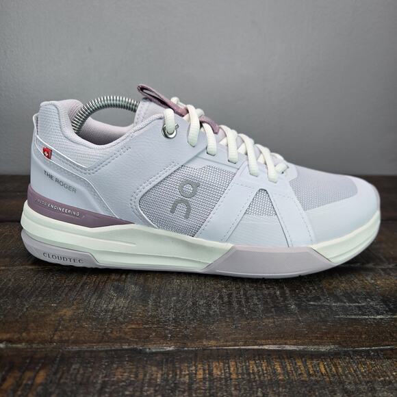 NEW On Cloud The Roger Clubhouse Pro Womens Size 6 Court Tennis Shoes Lavender - Picture 5 of 12